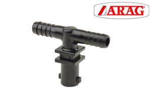 Nozzle Holder w/Quick Coupling & Double Hose Tail, dry boom nozzle bodies for agricultural sprayers