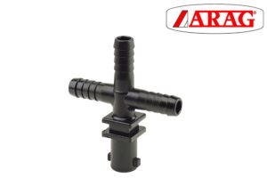 Nozzle Holder w/Quick Coupling & Triple Hose Tail, dry boom nozzle bodies for agricultural sprayers