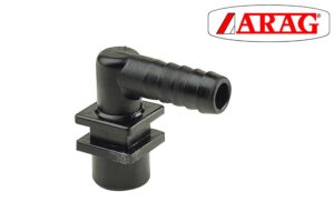 Nozzle w/NPT 1/4" Threaded Body & Single Hose Tail, dry boom nozzle bodies for agricultural sprayers