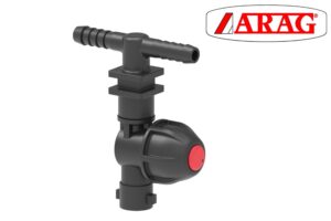 Nozzle Holder w/Anti-Drip, Quick Coupling & Double Hose Tail, dry boom nozzle bodies for agricultural sprayers