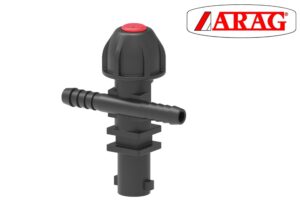 Nozzle Holder w/Upper Anti-Drip, Quick Coupling & Double Hose Tail, dry boom nozzle bodies for agricultural sprayers