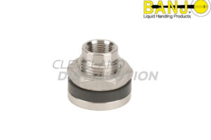 ⅜" Stainless Steel Bulkhead Tank Fitting w/EPDM Gasket, banjo ibc tank accessories for agricultural sprayers