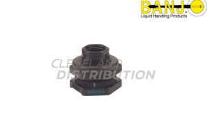¾" Poly Bulkhead Tank Fitting with EPDM Gasket, banjo ibc tank accessories for agricultural sprayers