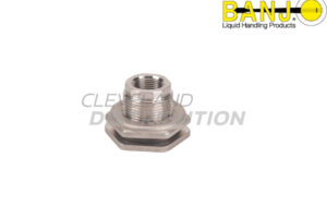 ¾" Stainless Steel Bulkhead Tank Fitting with EPDM Gasket, banjo ibc tank accessories for agricultural sprayers