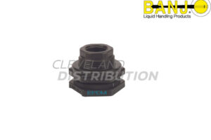 1" Poly Bulkhead Tank Fitting with EPDM Gasket, banjo ibc tank accessories for agricultural sprayers