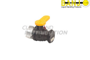 2" Poly Spinweld Valve w/QDC Outlet, Cap & Foil Seal w/FKM Gasket - Mauser, banjo ibc tank accessories for agricultural spray