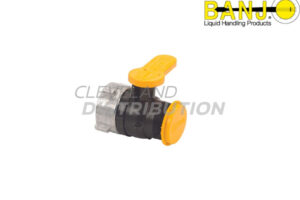 2" Poly Spinweld Valve w/NPT Outlet, Foil Seal & Cap w/FKM Gasket, banjo ibc tank accessories for agricultural sprayers