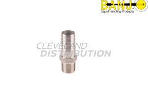 ¾" Male Thread X 1" Stainless Steel Hose Shank