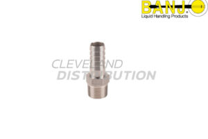 ¾" Male Thread X ¾" Stainless Steel Hose Shank