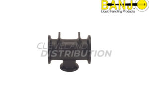 2" X 1" Flanged Tee, banjo manifold flange connections for agricultural sprayers