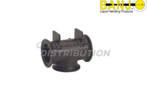 3" Flanged Tee, banjo manifold flange connections for agricultural sprayers