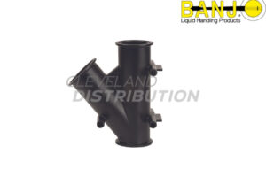 3" Full Port 45° Y Flange, banjo manifold flange connections for agricultural sprayers