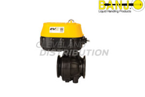 2" Standard Port Welded Electric Valve, banjo manifold flange connections for agricultural sprayers