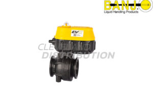 2" MEVX Full Port Regulating Electric Valve, banjo manifold flange connections for agricultural sprayers
