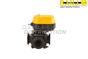 2" MEVX FP Side Load 4S 4W REG, banjo manifold flange connections for agricultural sprayers