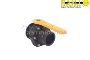 3" Stubby Valve QDC X Flange Long Handle, banjo manifold flange connections for agricultural sprayers