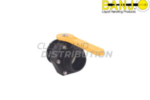 3" Manifold X Mount Stubby Valve, Long Handle, banjo manifold flange connections for agricultural sprayers