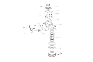 Filter Nut for 318/320 Series, 318 filters for agricultural sprayers