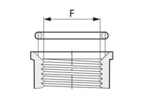 Gasket for OR seal fittings