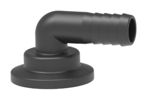 90 Degree Hose Fitting With Clamp Coupling
