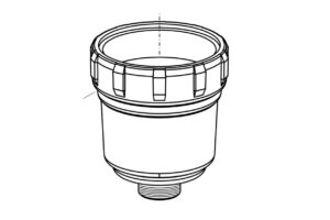 Filter Bowl With Discharge For 325 Series