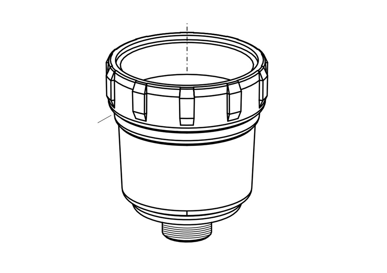 Filter Bowl With Discharge For 325 Series