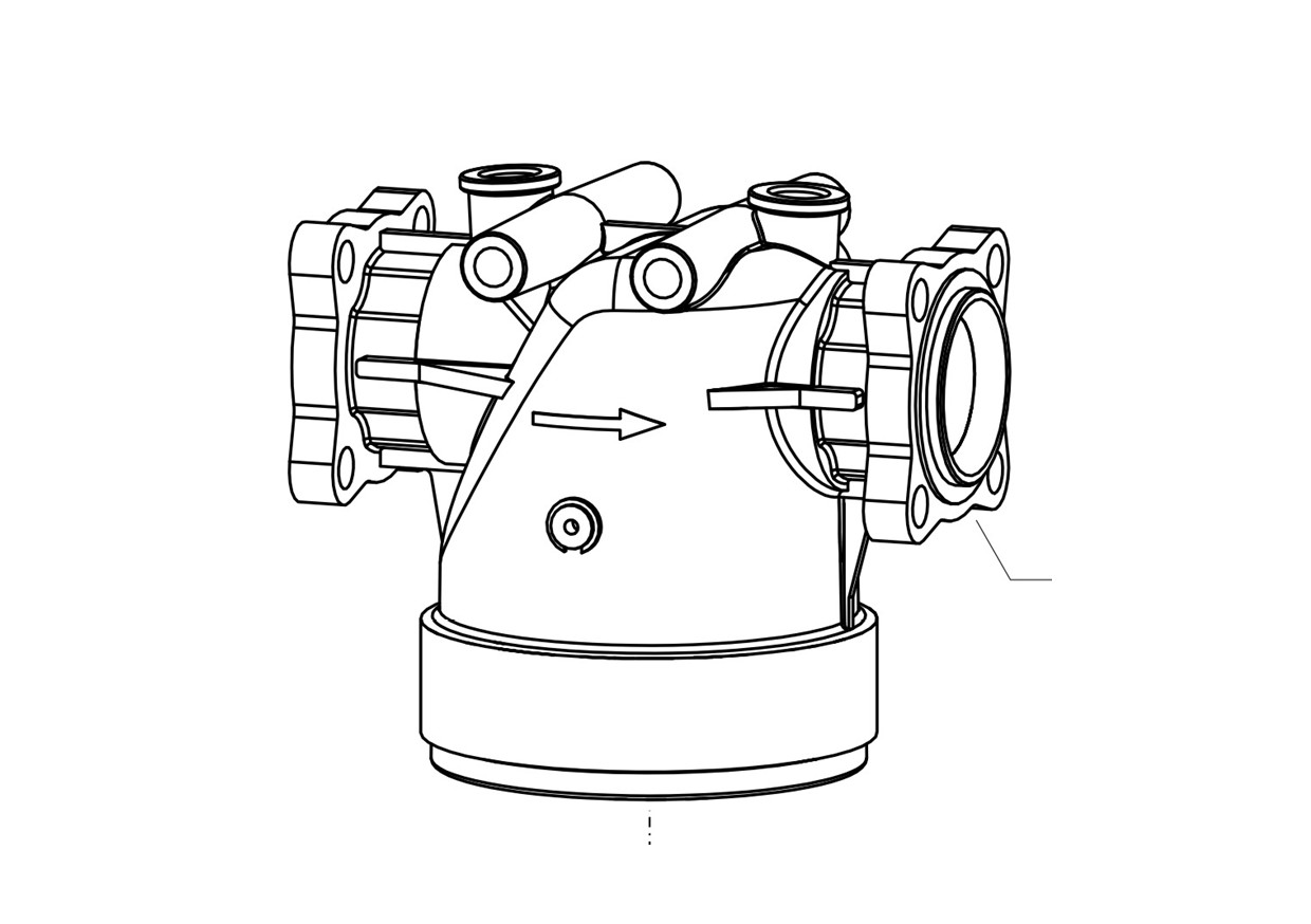 Flanged Filter Body