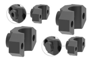 Single Nozzle Holder Clamp (Bolted Style)