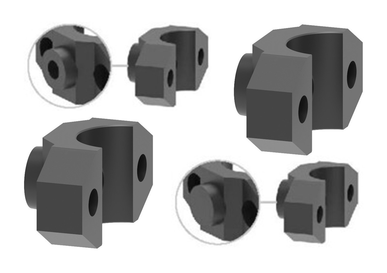Single Nozzle Holder Clamp (Bolted Style)