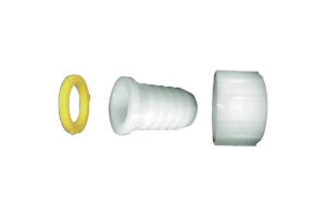 Swivel Adapter 3/4" Female Ght x 1/4" Hose Barb - Nylon