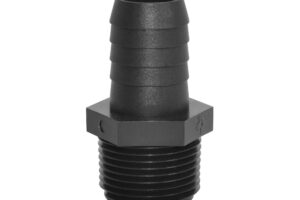 Adapter 3/4" Male Ght x 1 Hose Barb - Polypropylene