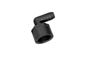 Elbow 1/2" Female NPT x 1/2" Hose Barb - Polypropylene