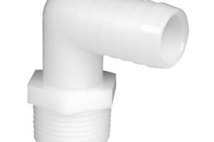 Elbow 3/4" Male Ght x 1/2" Hose Barb - Nylon