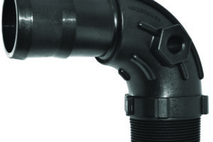 1-1/4" Male NPT x 1-1/4" Hose Barb Elbow