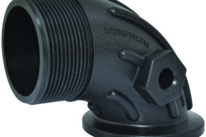 2" FP Flange x 2" Male NPT; Sweep