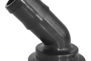 3" Flange x 3" 45 Degree Hose Barb
