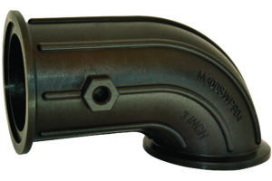 3" Flange x 3" Flange Sweep 4" Long