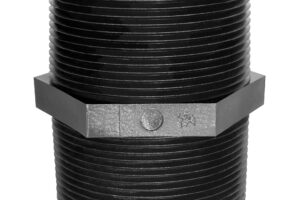 Nipple 3/8" Male NPT x 3/8" Male NPT - Polypropylene