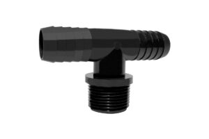 Tee Adapter 3/4" Male Ght x 1/2" Hose Barb x 1/2" Hose Barb - Polypropylene
