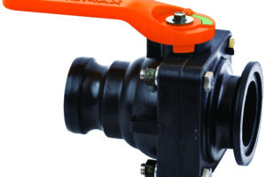 Ball Valve Short Series Full Port 2" Male Adapter x 2" Flange