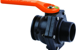 Ball Valve Short Series Full Port 3" Flange x 3" Male NPT (MVSMT300FP)