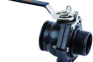 Ball Valve SS Short Series Full Port 3" Flange x 3" Male NPT