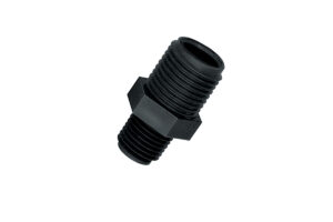 Adapter 11/16" Male UN x 1/4" Male NPT - Polypropylene