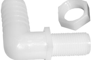 Elbow 11/16" UN x 1/2" Hose Barb - Nylon
