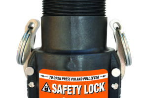Safety Cam Lock (B) 3/4" Female Coupler x 3/4" Male NPT