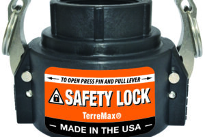 Safety Cam Lock (D) 3" Female Coupler x 2" Female NPT