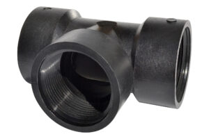 Tee 3/4" Female NPT W/ 1/4" Gauge Port - Polypropylene (TT3418P)