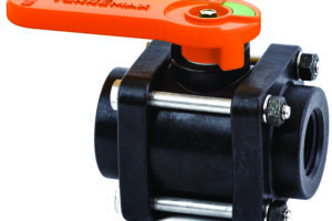 Ball Valve Standard Port 3/4" Female NPT 4 Bolt Yellow Handle
