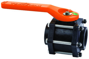 Ball Valve 2" Full Port 6 Bolt with Yellow Handle