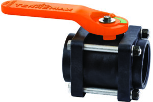 Ball Valve 2" Standard Port 4 Bolt W/ Yellow Handle